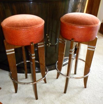 Art Deco Custom Barstools French Style