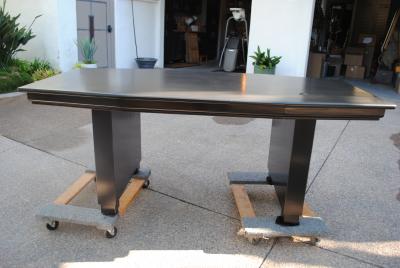 Art Deco Custom Black Executive Desk