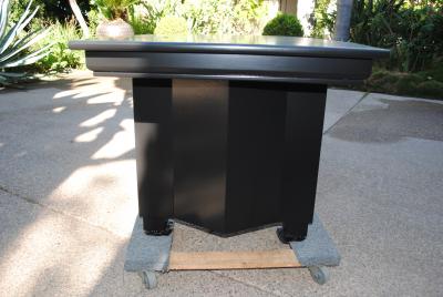 Art Deco Custom Black Executive Desk