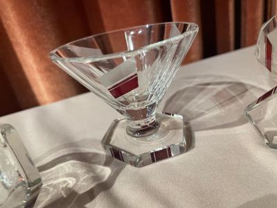 Art Deco Czech Decanter Set and Glasses