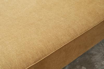 Art Deco Daybed Newly Upholstered in Stonewashed Linen 1930s