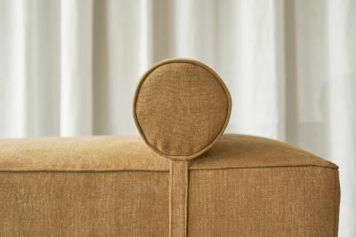 Art Deco Daybed Newly Upholstered in Stonewashed Linen 1930s