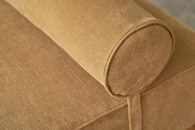 Art Deco Daybed Newly Upholstered in Stonewashed Linen 1930s