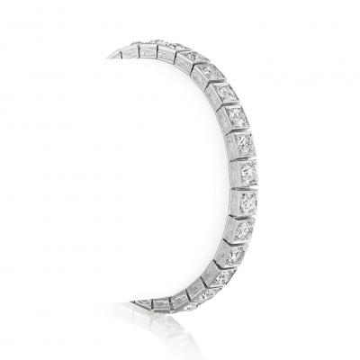 Art Deco Diamond Line Bracelet