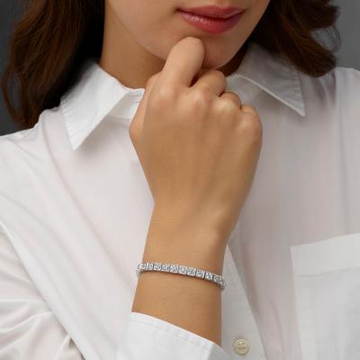 Art Deco Diamond Line Bracelet