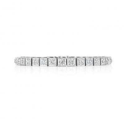 Art Deco Diamond Line Bracelet