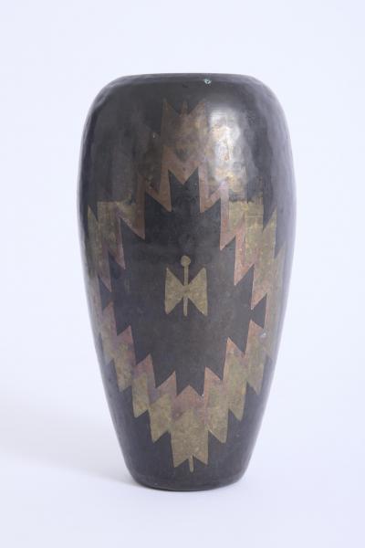 Art Deco Dinanderie Vase