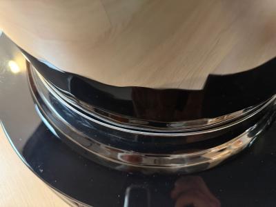 Art Deco Dining Table Black Piano Lacquer Metal France circa 1930