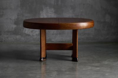 Art Deco Dining Table by C De Jong Netherlands 1920s