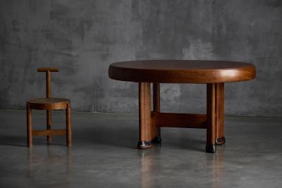 Art Deco Dining Table by C De Jong Netherlands 1920s