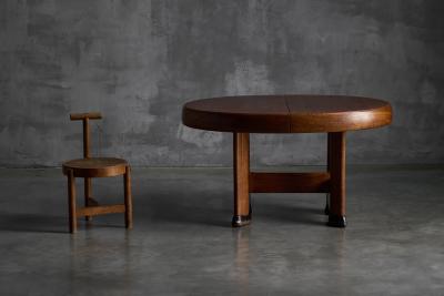 Art Deco Dining Table by C De Jong Netherlands 1920s