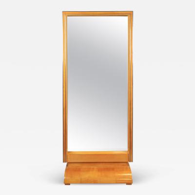 Art Deco Dressing Mirror Full Length Freestanding Austria circa 1930