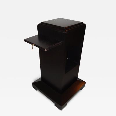 Art Deco Ebonized Pedestal