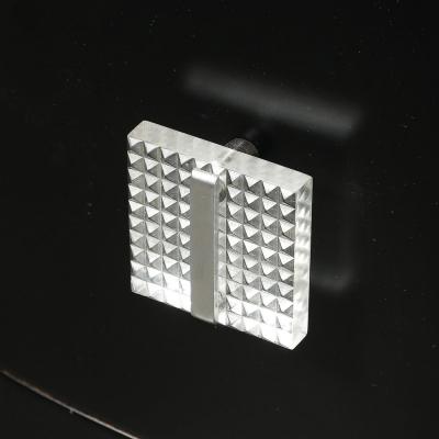 Art Deco Ebonized Walnut Vanity Desk W Molded Lucite Pulls