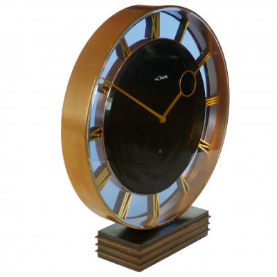 Art Deco Eight Day Clock by Le Coultre