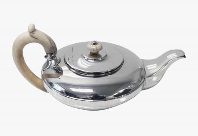 Art Deco English Sterling Silver Tea set London 1926 38