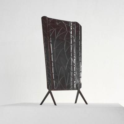 Art Deco Fire Screen in Tin 1940s
