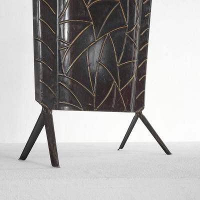 Art Deco Fire Screen in Tin 1940s