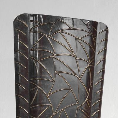 Art Deco Fire Screen in Tin 1940s