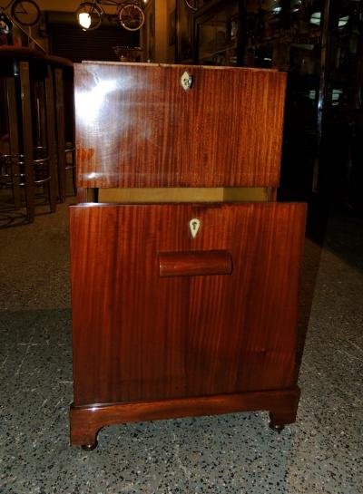 Art Deco Flip Top Cocktail Cabinet