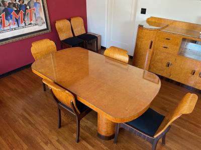 Art Deco Formal Dining Set Exceptional 1930s English Design