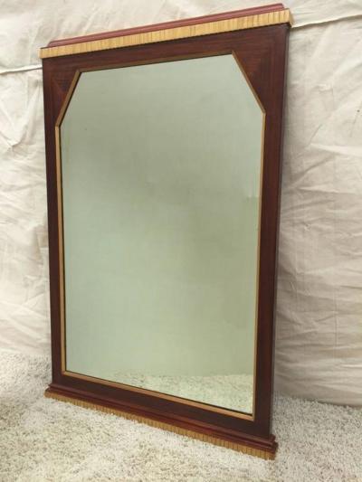 Art Deco French Beveled Mirror