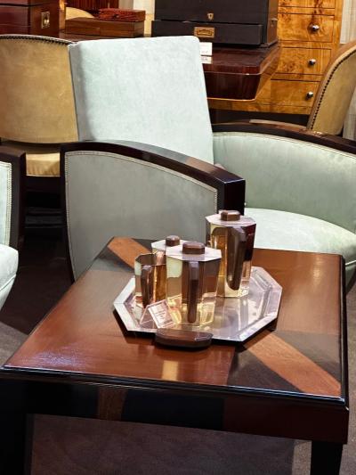 Art Deco French Style Three Piece Sofa Suite