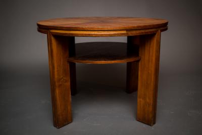 Art Deco French Table with Shelf