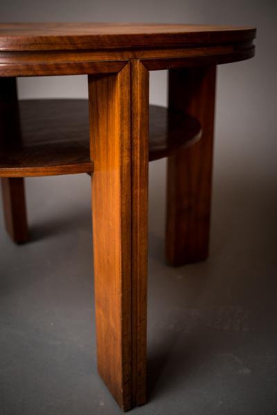 Art Deco French Table with Shelf