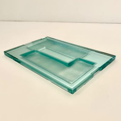 Art Deco Glass Centerpiece Attributed to Jean Luce 