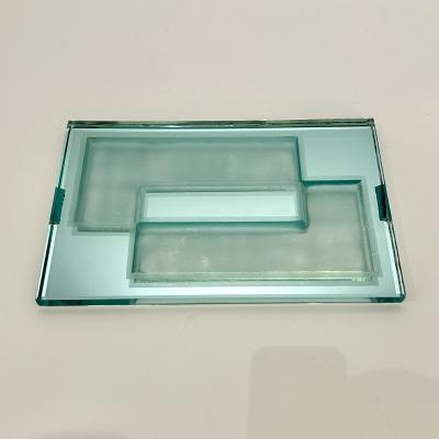 Art Deco Glass Centerpiece Attributed to Jean Luce 