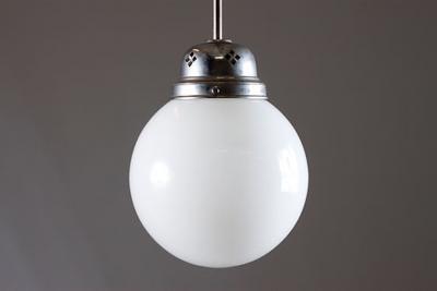 Art Deco Glass Sphere Pendant Light