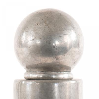 Art Deco Glass and Pewter Decanter