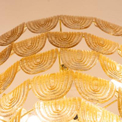 Art Deco Golden Lobes Lamp