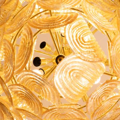 Art Deco Golden Lobes Lamp