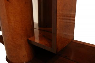 Art Deco Hall Stand With Pedestal and Statue