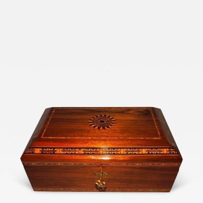 Art Deco Humidor with Intricate Inlay