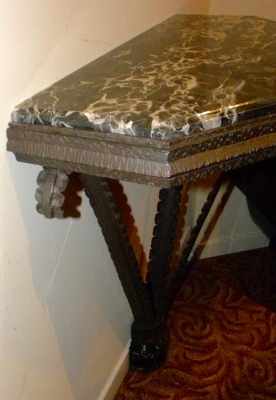 Art Deco Iron French Style Console