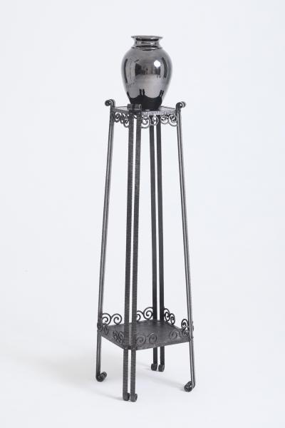 Art Deco Iron Pedestal