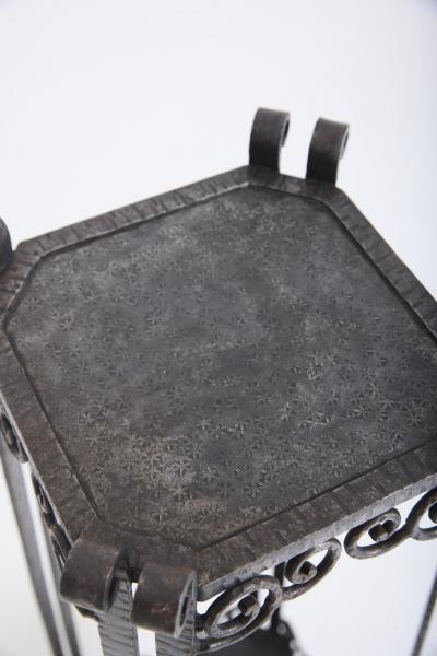 Art Deco Iron Pedestal