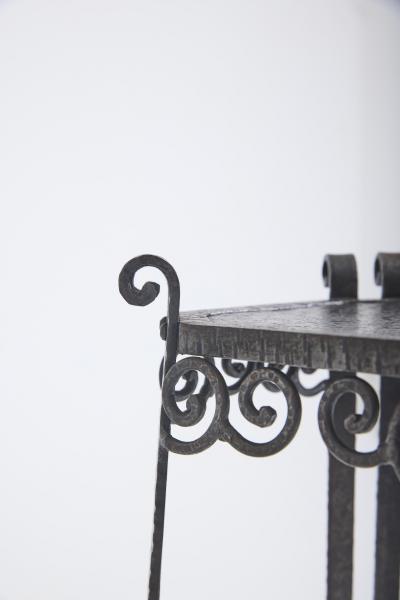 Art Deco Iron Pedestal