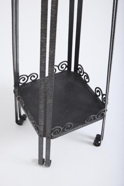 Art Deco Iron Pedestal