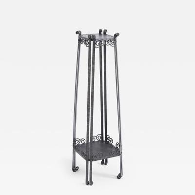 Art Deco Iron Pedestal