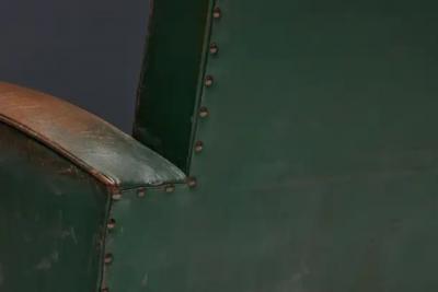 Art Deco Leather Club Chairs France 1930s