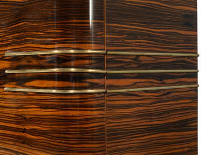 Art Deco Macassar Sideboard Cabinet 1940 s France