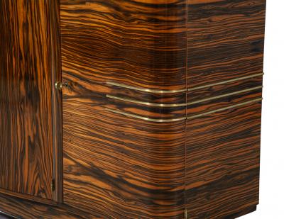 Art Deco Macassar Sideboard Cabinet 1940 s France