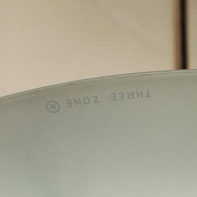 Art Deco Machine Age Sky Blue Glass Pendant Chandelier