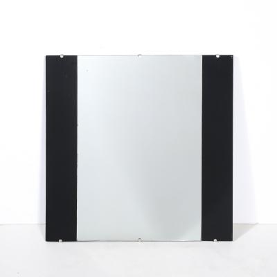 Art Deco Machine Age Tri Panel Vitrolite Mirror