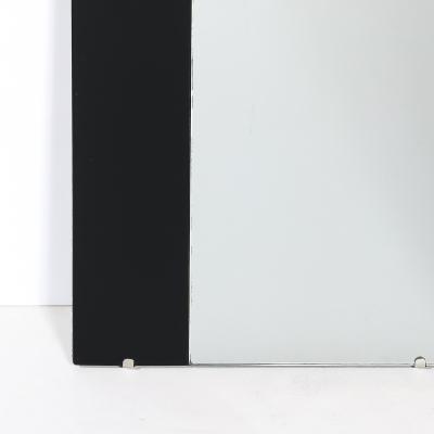 Art Deco Machine Age Tri Panel Vitrolite Mirror