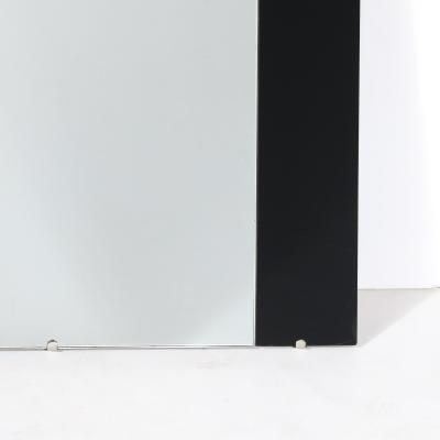 Art Deco Machine Age Tri Panel Vitrolite Mirror